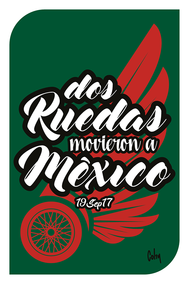 Dos Ruedas.

Durante el sismo del 19 de septiembre de 2017, la movilización de la ciudad se vió tomada por un medio de transporte de dos ruedas, que nadie quería, que nadie tomaba en cuneta, las motocicletas. Se han ganado un lugar importante en la historia de la Ciudad de México.